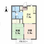 ソレアード・シェソワCの間取り画像