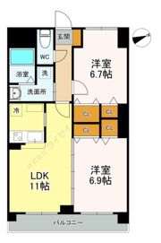 ディアコートの間取り画像