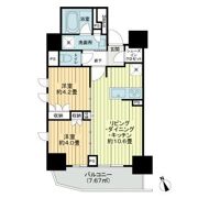 ライオンズ早稲田ミレスの間取り画像