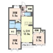 ラルジュIの間取り画像