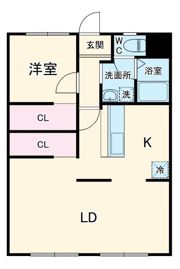 サンバレー草薙の間取り画像