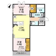 D-Grande下轡田 Cの間取り画像