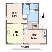 プープリエBの間取り画像