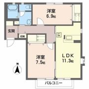 GIARDINO・Aの間取り画像