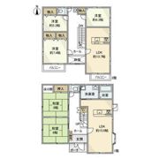 小坪戸建の間取り画像