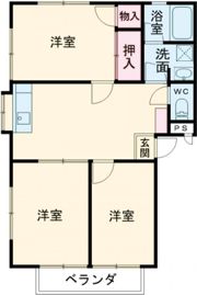 レジデンス赤坂B棟の間取り画像