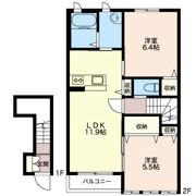 エクラージュ Aの間取り画像