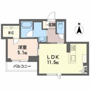 Vincent House 上杉の間取り画像