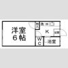 コーポ一高南Aの間取り画像
