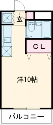 ロランジュB棟の間取り画像