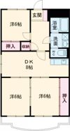 三栄ハイツの間取り画像