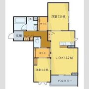 ベレオ北仙台駅の間取り画像