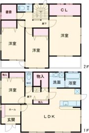 大井町貸戸建の間取り画像