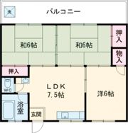 原田マンションの間取り画像