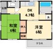古河市久能貸家 5号棟の間取り画像