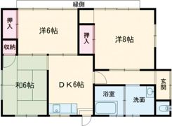 茨城道川住宅の間取り画像