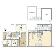 桜丘戸建の間取り画像