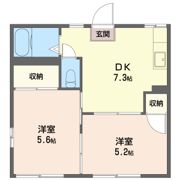 第二 小山 ハイツの間取り画像