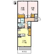 シャーメゾン茜の間取り画像