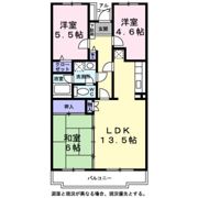 鵜野森グリーンヒルズの間取り画像