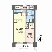 シャーメゾンステージ 広瀬通の間取り画像