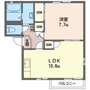 第2 サンハイツ田中 Aの間取り画像