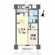 シャーメゾンステージ 広瀬通の間取り画像