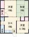 入地グリーンハイツの間取り画像