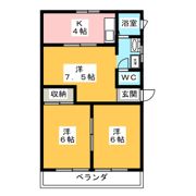コーポ藤木の間取り画像