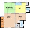 鬼頭借家 北棟の間取り画像