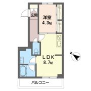 レフィシア東浦和の間取り画像