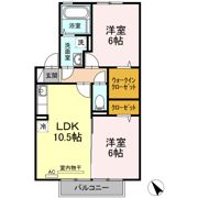 メイプル A棟の間取り画像