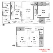 北吉津町2丁目戸建ての間取り画像