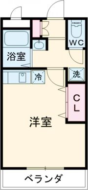 クレモンフェラン弐番館の間取り画像