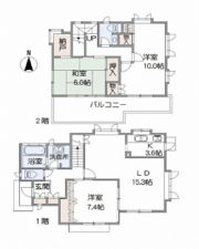 菱町2丁目戸建の間取り画像
