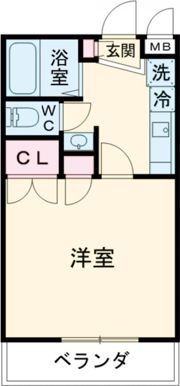 クレモンフェラン弐番館の間取り画像
