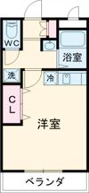クレモンフェラン弐番館の間取り画像