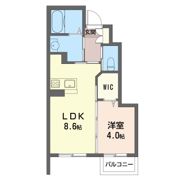 レティシア千波の間取り画像
