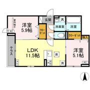 セレスティア北小岩Ⅲの間取り画像