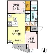 セレスティア東小岩Ⅱの間取り画像