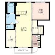 レーベン プラッツの間取り画像