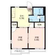 メゾン 東三ッ木の間取り画像