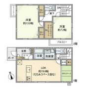 浄水町1丁目戸建の間取り画像