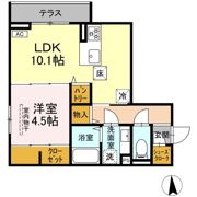 D-ROOM福沢町の間取り画像