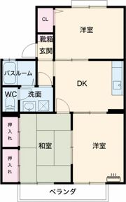グランディール島田の間取り画像
