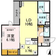 Casa Bianca上杉の間取り画像