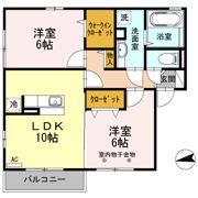 Mi chanceーky（ｴﾑｱｲ ｼｬﾝｽ ｹｰﾜｲ）の間取り画像