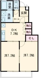 メゾン高浜Ⅰの間取り画像