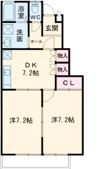 メゾン高浜Ⅰの間取り画像