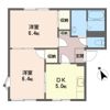 メゾン 藤倉 第2 Aの間取り画像